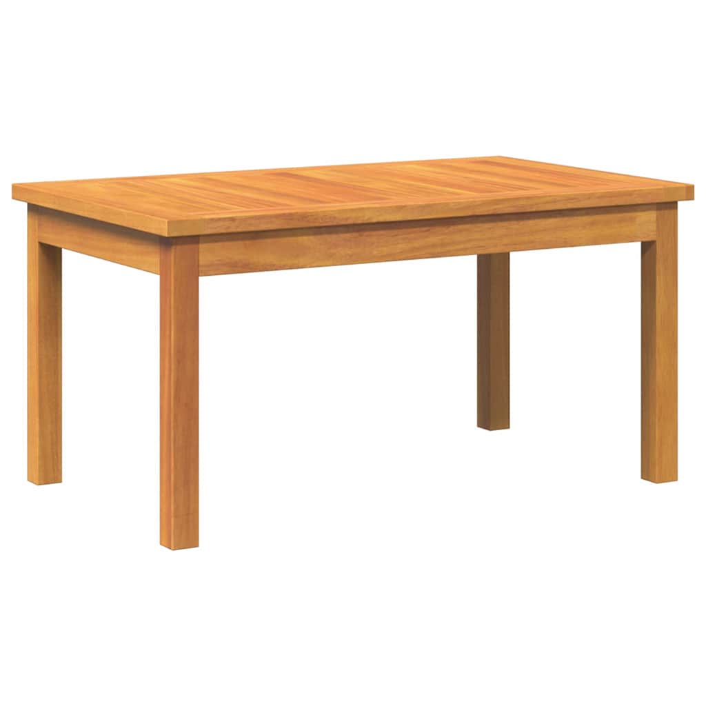 Mesa de café de jardín - mesa baja aceite natural madera de acacia sólida