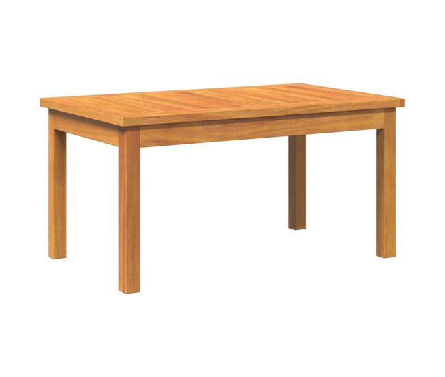 Mesa de café de jardín - mesa baja aceite natural madera de acacia sólida