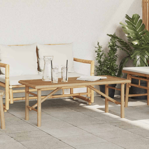 Mesa de Centro, Mesa baixa, Castanho 110 x 50 x 43 cm Bambu Mesa de Centro, Mesa baixa, Castanho 110 x 50 x 43 cm Bambu