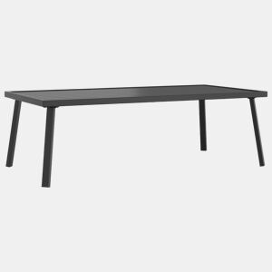 Mesa de Centro, Mesa baixa, de jardim 110x55x35 cm aço antracite