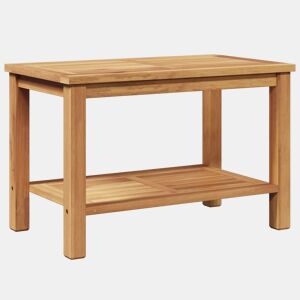 Mesa de Centro, Mesa baixa, Castanho 70 x 40 x 45 cm Madeira de Teca Sólida