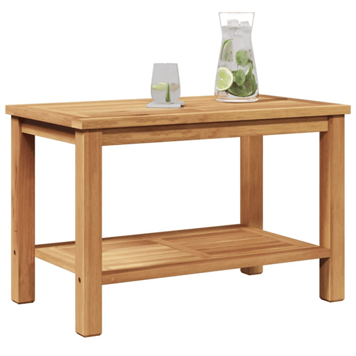 Mesa de Centro, Mesa baixa, Castanho 70 x 40 x 45 cm Madeira de Teca Sólida Mesa de Centro, Mesa baixa, Castanho 70 x 40 x 45 cm Madeira de Teca Sólida