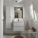 Mueble Baño KIRA 2caj. Lavabo 1 poza 60 Mueble Baño KIRA 2caj. Lavabo 1 poza 60 Blanco