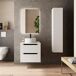 Mueble Baño LENI 2caj. Lavabo posar 1 poza 70 Mueble Baño LENI 2caj. Lavabo posar 1 poza 70 Blanco