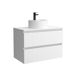 Mueble Baño KIRA 2caj. Lavabo posar 1 poza 80 Mueble Baño KIRA 2caj. Lavabo posar 1 poza 80 Blanco