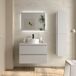 Mueble Baño KIRA 2caj. Lavabo posar 1 poza 80 Mueble Baño KIRA 2caj. Lavabo posar 1 poza 80 Blanco