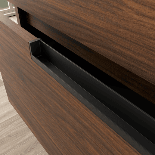 Móvel LENI Nogueira 60cm 2 gavetas lavatório 1 cuba Porcelana|60x45x54 Móvel LENI Nogueira 60cm 2 gavetas lavatório 1 cuba Porcelana|60x45x54