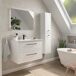 Mueble Baño RUNA 2caj. Lavabo 1 poza 80 Mueble Baño RUNA 2caj. Lavabo 1 poza 80 Blanco