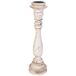 Candelabro de madera artesanal Candelabro de madera artesanal Blanco