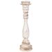 Candelabro de madera artesanal Candelabro de madera artesanal Blanco