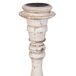 Candelabro de madera artesanal Candelabro de madera artesanal Blanco