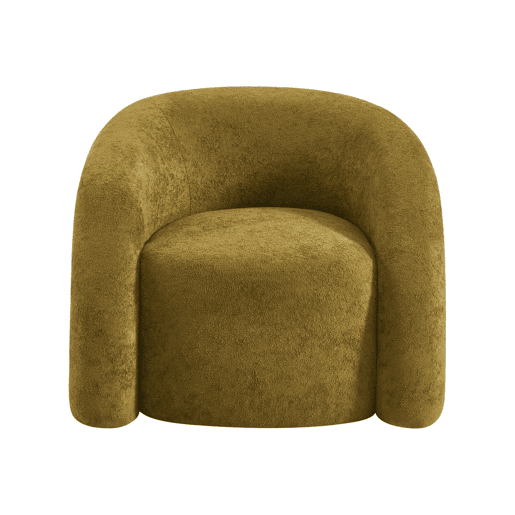Poltrona orgânica em tecido, 1 lugar , Renbo, Verde oliva, 86x75x70 cm