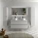 Mueble Baño KIRA 4caj. Lavabo posar 2 pozas 120 Mueble Baño KIRA 4caj. Lavabo posar 2 pozas 120 Blanco