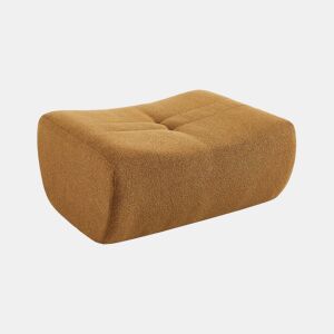 Apoio de pés para módulo sokol em bouclé embalado a vácuo, Sokol bouclé, Mostarda, 88x70x35 cm