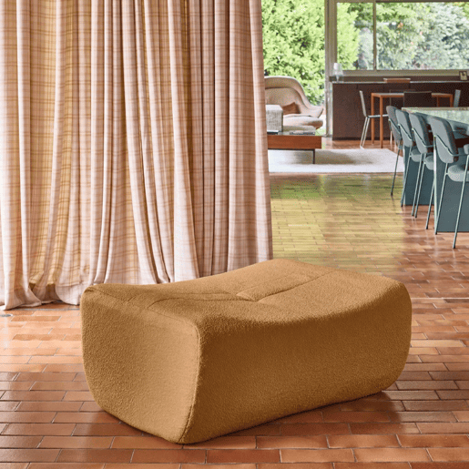 Apoio de pés para módulo sokol em bouclé embalado a vácuo, Sokol bouclé, Mostarda, 88x70x35 cm Apoio de pés para módulo sokol em bouclé embalado a vácuo, Sokol bouclé, Mostarda, 88x70x35 cm