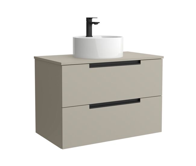 Mueble Baño LENI 2caj. Lavabo posar 1 poza 80