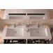Mueble Baño KIRA 4caj. Lavabo Toscana 2 pozas Carga Mineral 140 Mueble Baño KIRA 4caj. Lavabo Toscana 2 pozas Carga Mineral 140 Blanco