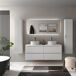 Mueble Baño KIRA 4caj. Lavabo posar 2 pozas 140 Mueble Baño KIRA 4caj. Lavabo posar 2 pozas 140 Blanco