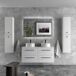 Mueble Baño RUNA 4caj. Lavabo posar 2 pozas 140 Mueble Baño RUNA 4caj. Lavabo posar 2 pozas 140 Blanco