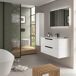 Mueble Baño LENI 2caj. Lavabo 1 poza 100 Mueble Baño LENI 2caj. Lavabo 1 poza 100 Blanco