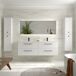 Mueble Baño RUNA 4caj. Lavabo Vilna 2 pozas Solid Surface 160 Mueble Baño RUNA 4caj. Lavabo Vilna 2 pozas Solid Surface 160 Blanco
