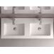 Mueble Baño RUNA 4caj. Lavabo Vilna 2 pozas Solid Surface 160 Mueble Baño RUNA 4caj. Lavabo Vilna 2 pozas Solid Surface 160 Blanco