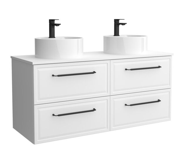 Mueble Baño RUNA 4caj. Lavabo posar 2 pozas 120