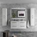 Mueble Baño RUNA 4caj. Lavabo posar 2 pozas 120 Mueble Baño RUNA 4caj. Lavabo posar 2 pozas 120 Blanco