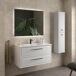 Mueble Baño RUNA 2caj. Lavabo 1 poza 100 Mueble Baño RUNA 2caj. Lavabo 1 poza 100 Blanco