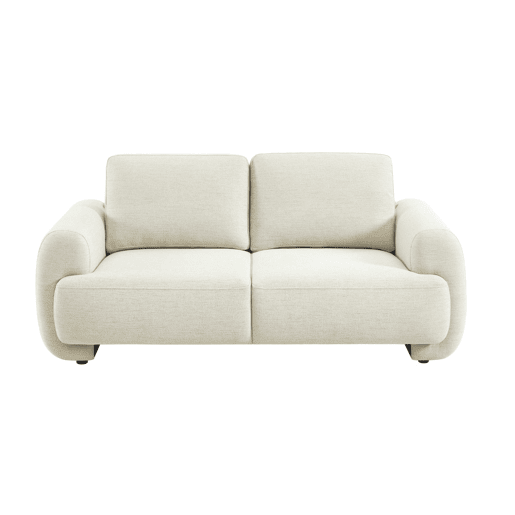 Sofá em tecido, 2 lugares Creme - 174x88x78 cm Sofá em tecido, 2 lugares Creme - 174x88x78 cm