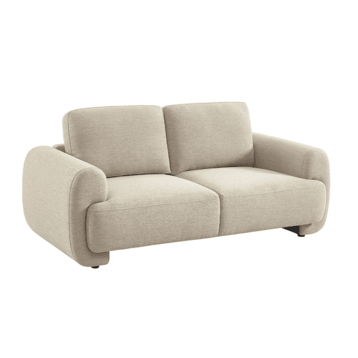 Sofá em tecido, 2 lugares Bege - 174x88x78 cm Sofá em tecido, 2 lugares Bege - 174x88x78 cm