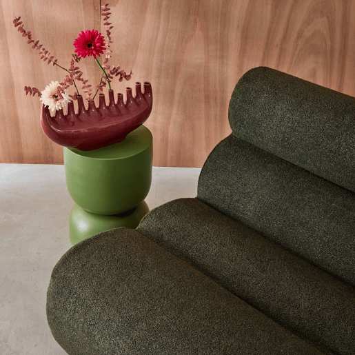 Sofá modular em tecido efeito alpaca, 3 lugares , Nova alpaca, Verde caqui, 81x99x75 cm Sofá modular em tecido efeito alpaca, 3 lugares , Nova alpaca, Verde caqui, 81x99x75 cm