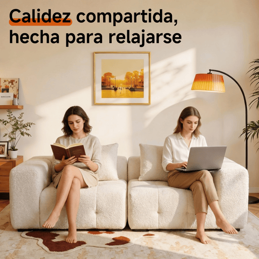 HomeMiYN Sofá modular nuvem em chenille de 2 lugares com módulos independentes e design flexível HomeMiYN Sofá modular nuvem em chenille de 2 lugares com módulos independentes e design flexível