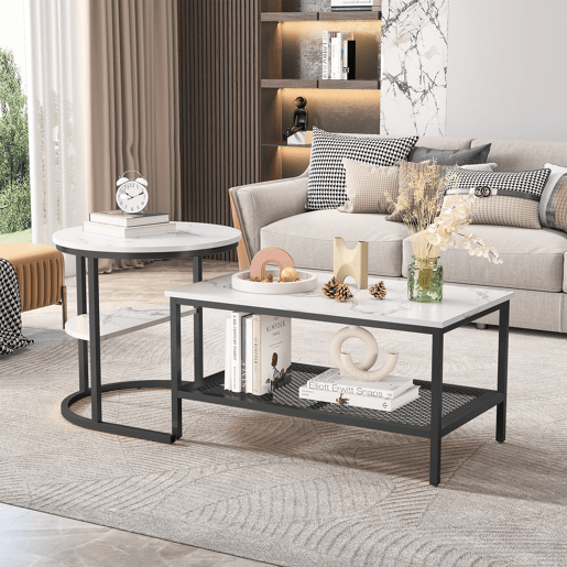 2 peças, mesa de centro, mesa de sala, mesa de apoio 2 peças, mesa de centro, mesa de sala, mesa de apoio