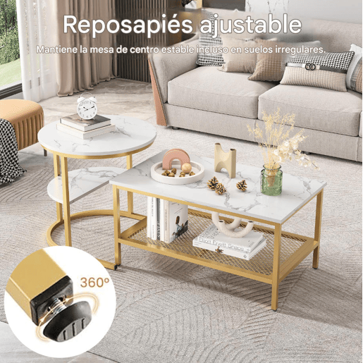2 peças, mesa de centro, mesa de sala moderna, mesa de encaixe mate com espaço de arrumação, para sala de estar, varanda, escritório, estrutura metálica 2 peças, mesa de centro, mesa de sala moderna, mesa de encaixe mate com espaço de arrumação, para sala de estar, varanda, escritório, estrutura metálica