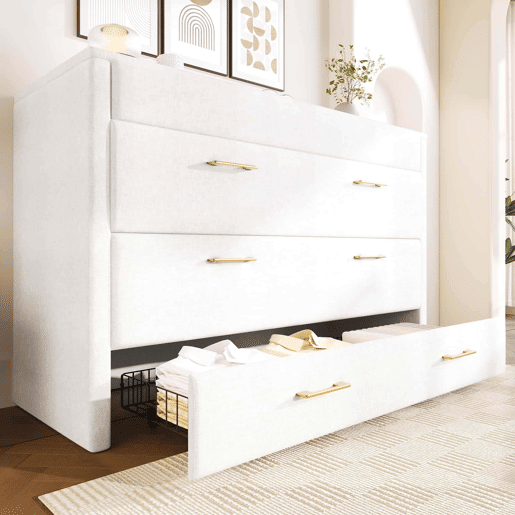 Cama armário 140x200 - Com gaveta, ligações USB e Tipo-C, plataforma convertível, sem colchão - Bege Cama armário 140x200 - Com gaveta, ligações USB e Tipo-C, plataforma convertível, sem colchão - Bege