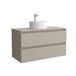 Mueble Baño BEQUIA 2caj. (Sin Lavabo) 100 Mueble Baño BEQUIA 2caj. (Sin Lavabo) 100 Gris