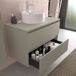 Mueble Baño BEQUIA 2caj. (Sin Lavabo) 100 Mueble Baño BEQUIA 2caj. (Sin Lavabo) 100 Gris