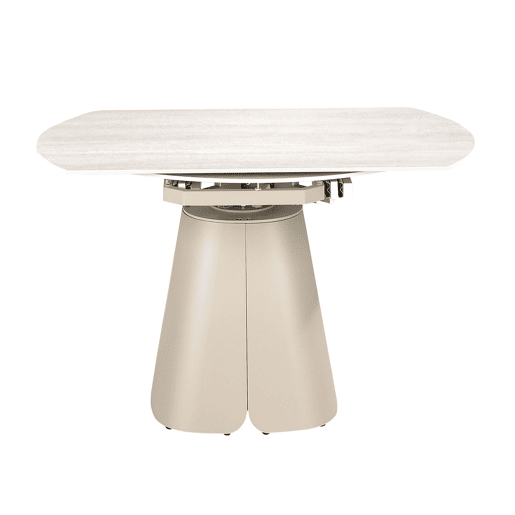 ANGEL CERDA Mesa de jantar extensível redonda porcelânico ANGEL CERDA Mesa de jantar extensível redonda porcelânico