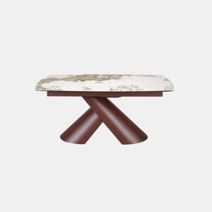 ANGEL CERDA Mesa de jantar extensível oval porcelânico