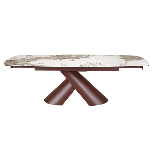 ANGEL CERDA Mesa de jantar extensível oval porcelânico
