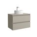 Mueble Baño BEQUIA 2caj. (Sin Lavabo) 80 Mueble Baño BEQUIA 2caj. (Sin Lavabo) 80 Gris