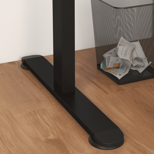 MEUBLES COSY Secretária elétrica ajustável em altura mesa de computador ergonómica para escritório com memória de altura 140x70x72-116cm Preto MEUBLES COSY Secretária elétrica ajustável em altura mesa de computador ergonómica para escritório com memória de altura 140x70x72-116cm Preto