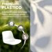 Conjunto de muebles de jardin Amino con 2 sillas 156x72 Conjunto de muebles de jardin Amino con 2 sillas 156x72 Blanco