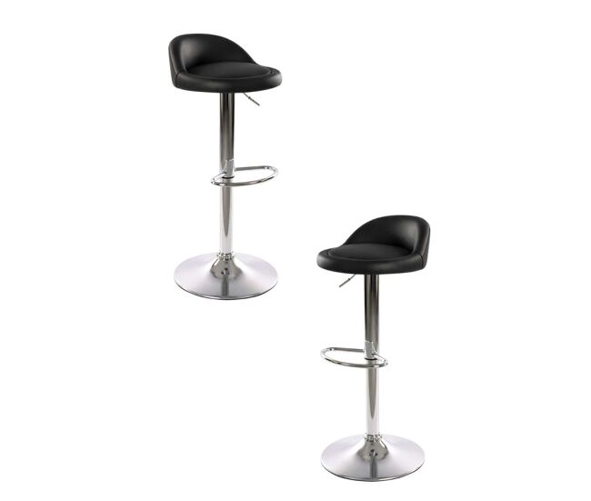 Pack 2 taburetes cirkus - negro
