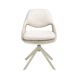 Silla giratoria tela blanco roto y crema Silla giratoria tela blanco roto y crema Crema