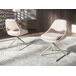Silla giratoria tela blanco roto y crema Silla giratoria tela blanco roto y crema Crema