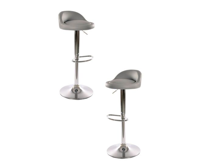 Pack 2 taburetes cirkus - gris oscuro