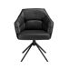 Silla giratoria polipiel negro Silla giratoria polipiel negro Negro