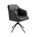 Silla giratoria polipiel negro Silla giratoria polipiel negro Negro